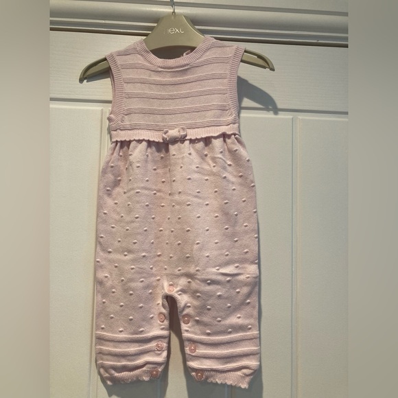 Kriss Kids Other - Kriss Kids pink knitted Spanish romper baby girl 3-6 months